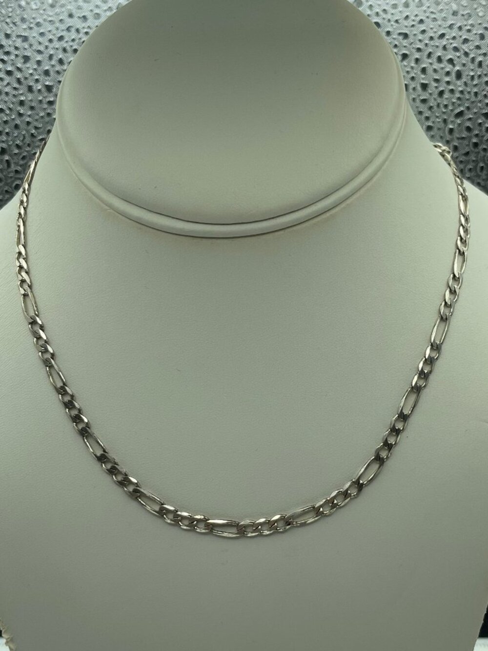 Italy 925 Sterling Figaro Necklace
